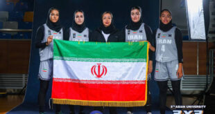 مدال برنز آسیایی برای تیم بسکتبال سه‌ نفره بانوان دانشگاه آزاد اسلامی